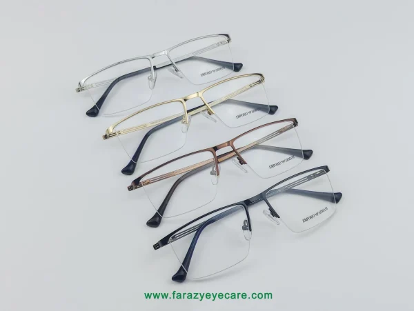 Emporio Armani Semi-rimless Eyeglasses