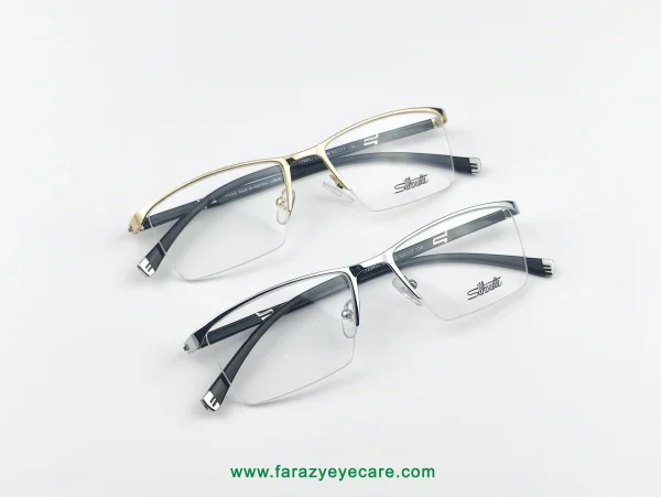 Silhouette Semi-rimless Eyeglasses 12985j