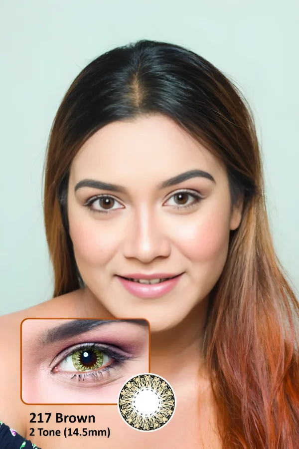 Angel Soft Contact Lens Brown 217