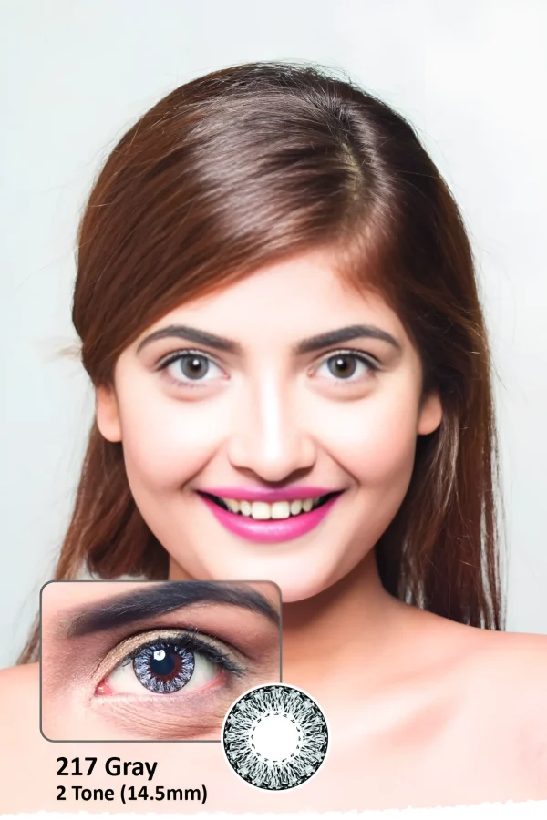 Angel Soft Contact Lens Gray 217