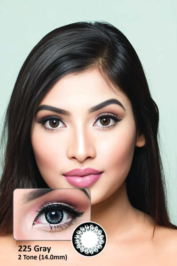 Angel Soft Contact Lens Gray 225