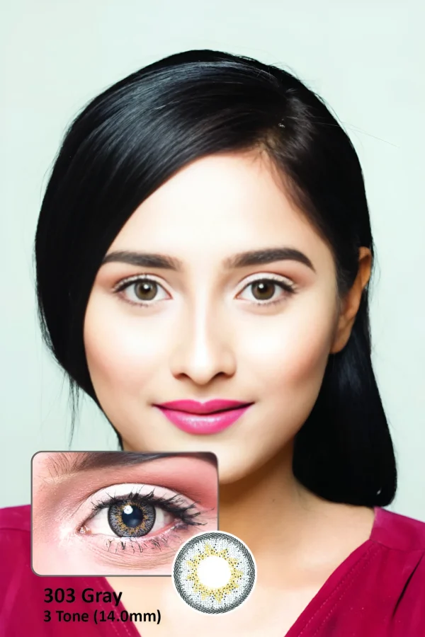 Angel Soft Contact Lens Gray 303
