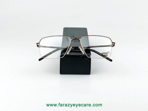 MONT BLANC Semi-rimless Eyeglasses 8244jh