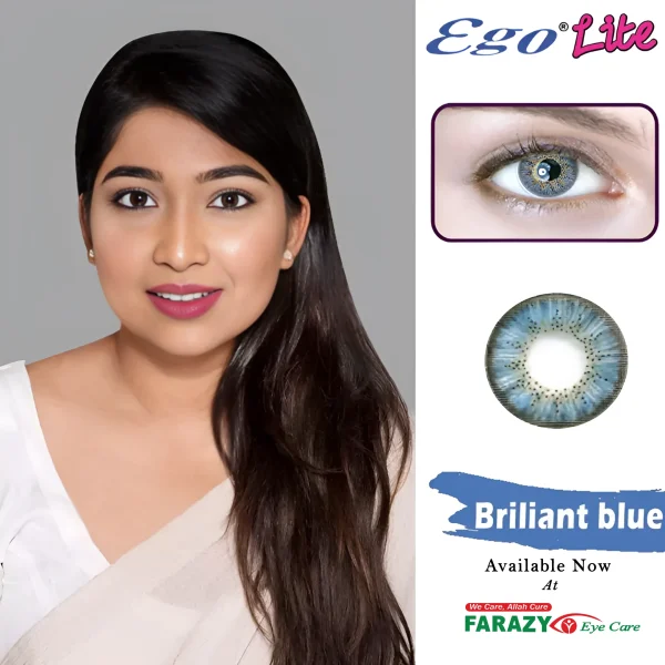EGO Lite Briliant Blue Contact Lens