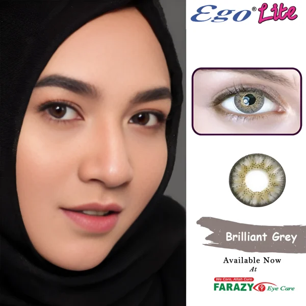 EGO Lite Brilliant Grey Contact Lens