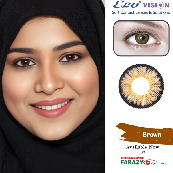 EGO Vision Brown Contact Lens