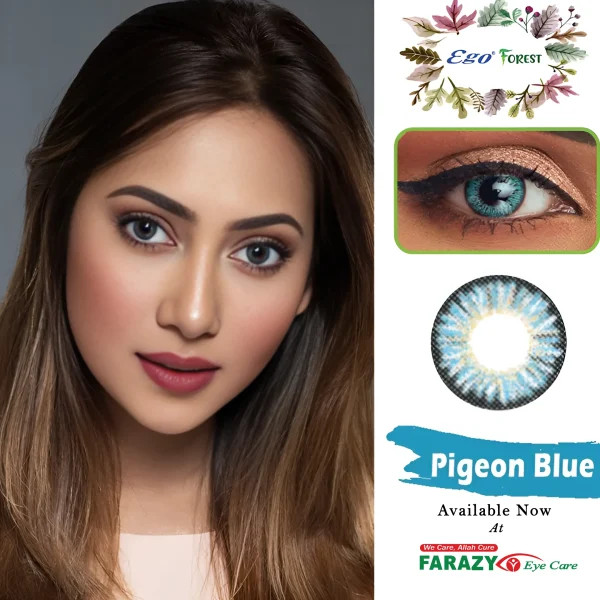 EGO Forest Pigeon Blue Contact Lens